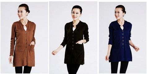 秋日溫情，時尚之選 韓版中長款針織開衫引領中老年女裝批發新風尚